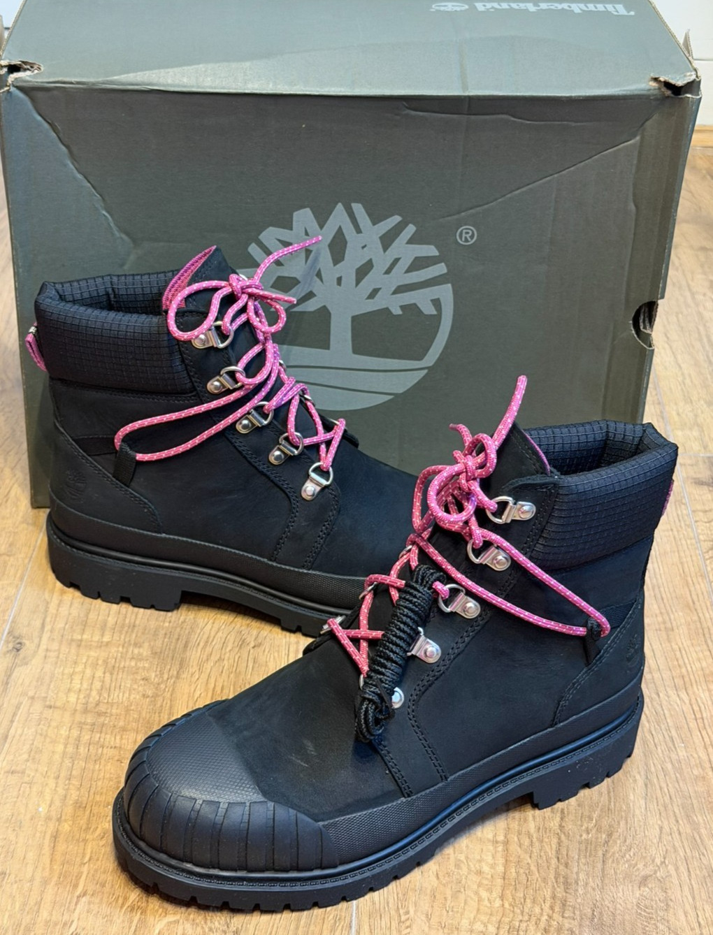 Timberland Heritage Waterproof Black Nubuck Boots UK5.5/EUR38.5 NWB RRP £180