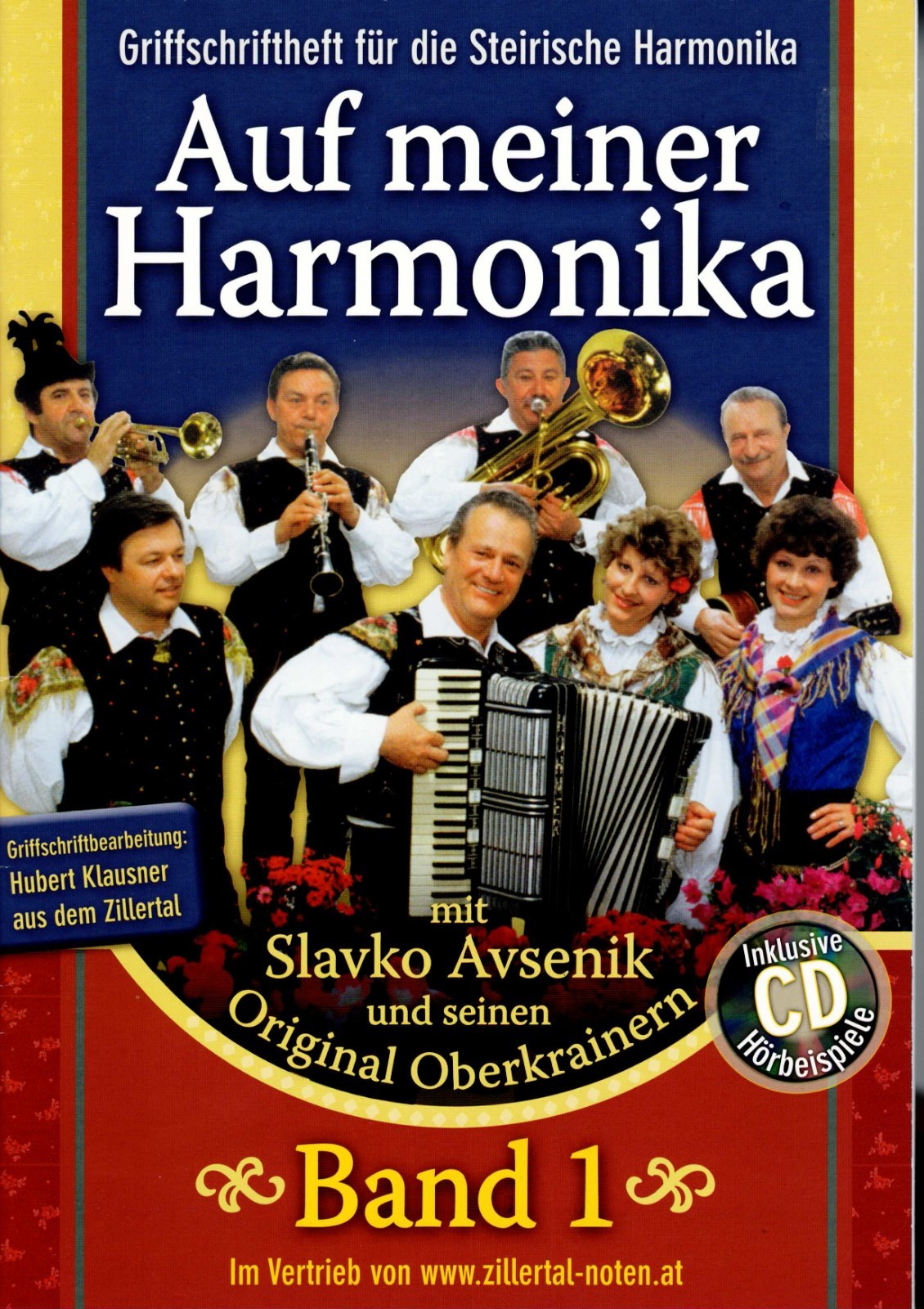 스티리아 아코디언을 위한 타브 악보 Slavko Avsenik Original Oberkrainer