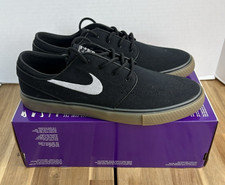 Nike SB Zoom Janoski OG+ CNVS Para hombres Talla 11 Negro Goma Con Cordones HQ1655 001 Nuevo en Caja
