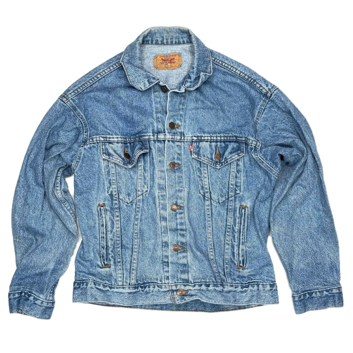 vintage mens levi jean jacket products for sale | eBay