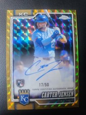 Carter Jensen Chrome 2026 Gold /50 Auto