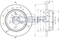 Fremax Bremsscheiben FüR Mercedes 638/2 Vito 2.0 2.1 2.3 2.8 96-03 353612835540