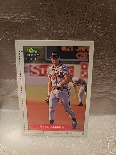 1991 Classic Best Ryan Klesko 4 Card Rookie Lot