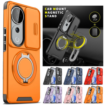 Case Shockproof Armor Magnetic Stand Cover For Vivo V60 V50 V40 Pro Lite Y31 5G