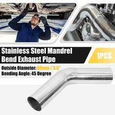 45 Degree Bend 3.5 Od Auto Diy Custom Mandrel Exhaust Pipe Stainless Steel 45 Degree Bend 3.5 Od Auto Diy Custom Mandrel Exhaust Pipe Stainless Steel