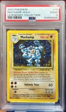 PSA 2 2002 Pokemon Legendary Collection Machamp Holo No. 15