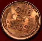 Uncirculated Red 1946-D Denver Mint Copper Lincoln Wheat Cent — photo 2
