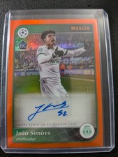 Joao Simoes 2024-25 Topps Merlin RC Rookie Auto Autograph Orange Refractor */25