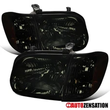 Fit 2005-2006 Toyota Tundra 05-07 Sequoia Smoke Headlights+Corner Signal Lamps