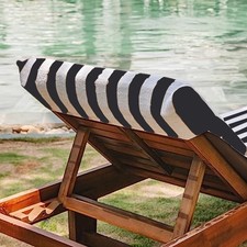 Housses de chaise longue élégantes pour plage et piscine avec poche de rangeme