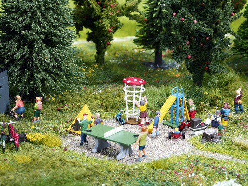 Noch HO 14814, Spielgeräte, viele Teile, Modelleisenbahn, Hobby, Zubehör, GMK - Bild 2 von 2
