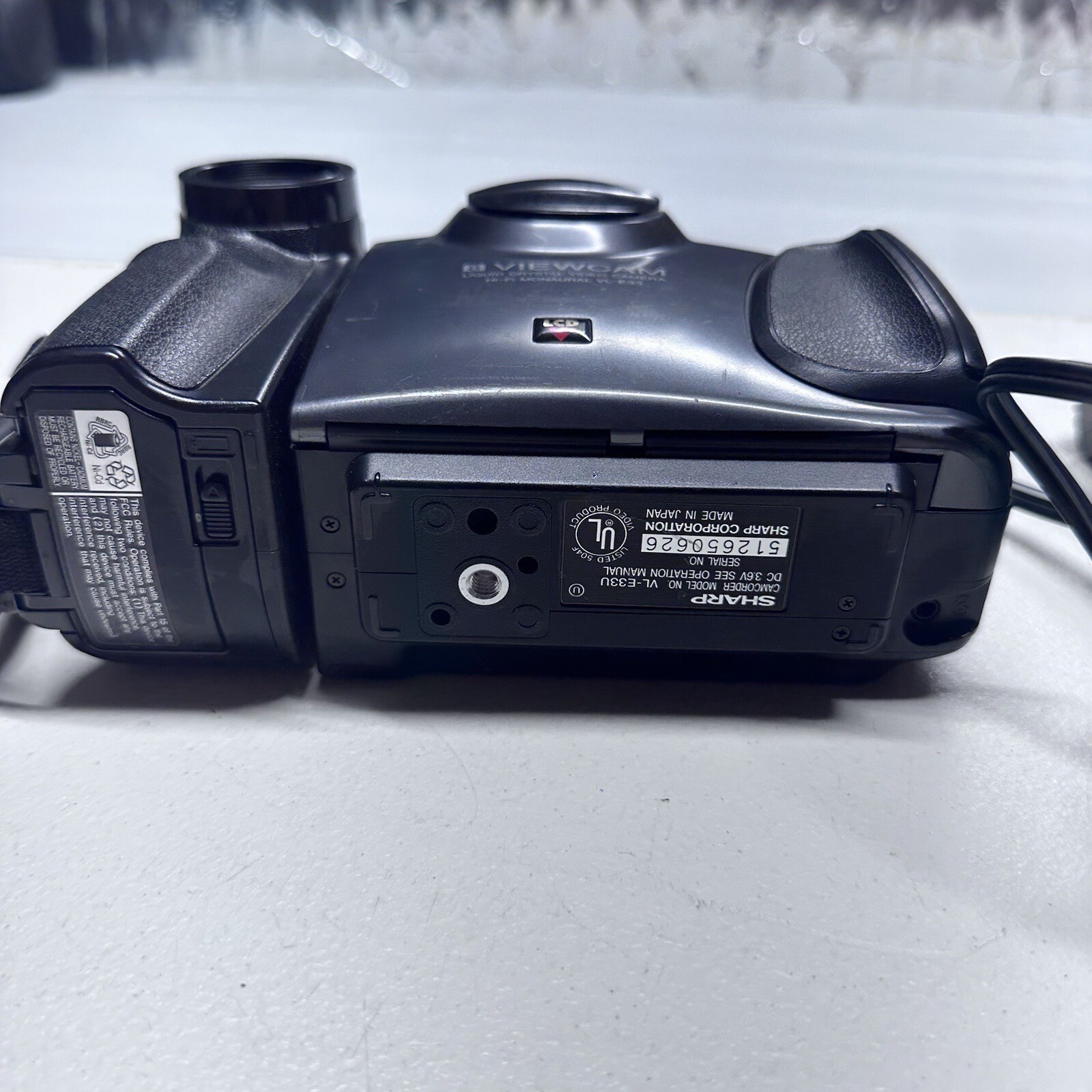 Vintage Sharp VLE33U 8mm Video8 Viewcam Camcorder Player Video Camera