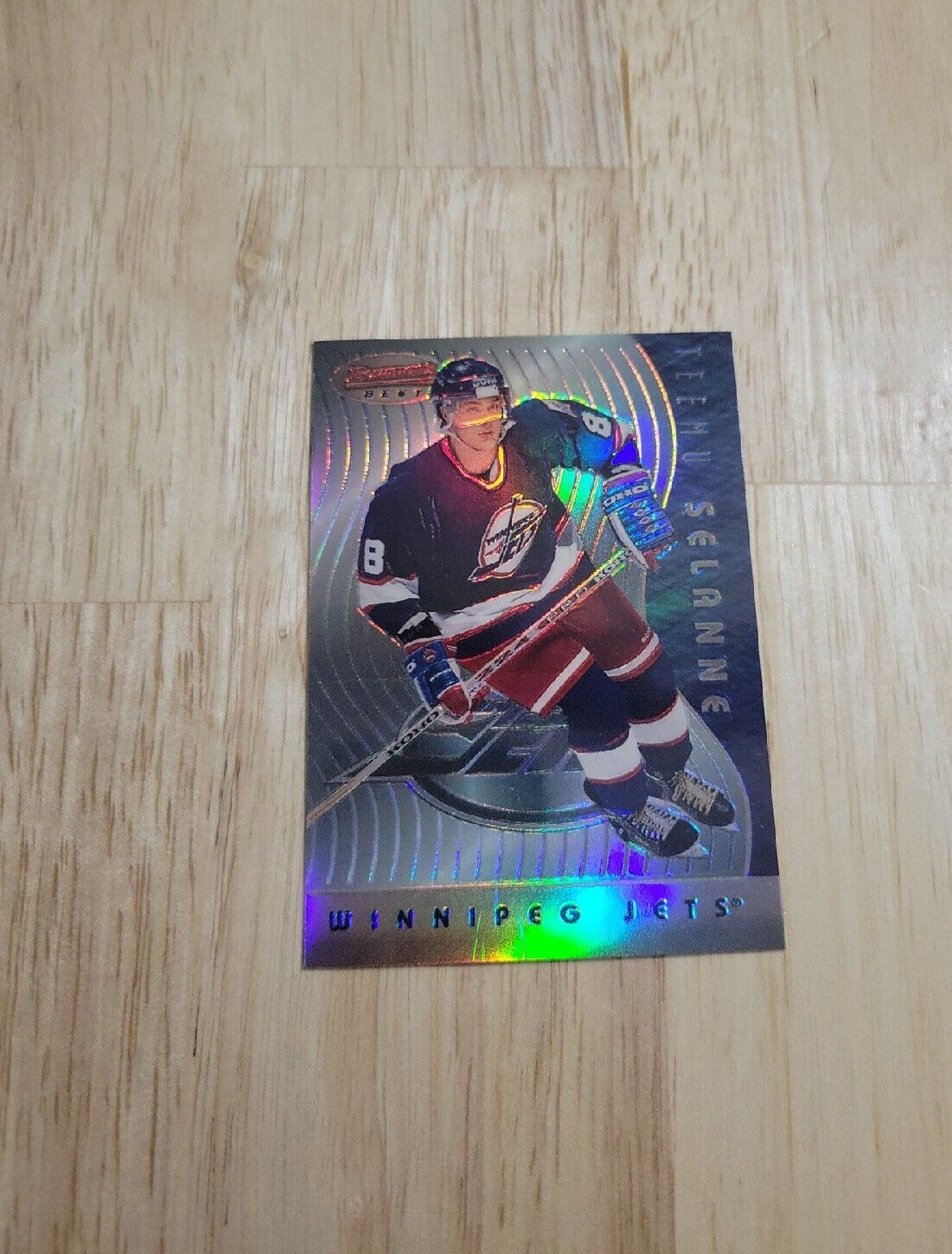 1995-96 Bowman's Best TEEMU SELANNE Refractor #BB2 Winnipeg Jets SP