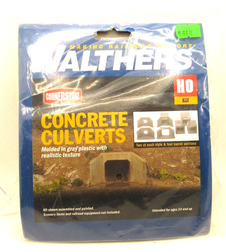 Walthers 4558 Concrete Culverts 4/