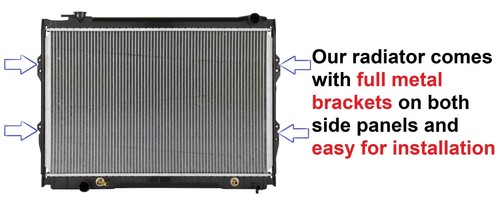 RADIATOR w/Complete Brackets 1512 Fits 1993-1998 TOYOTA T100 2.7L 3.0L ...