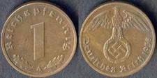 Germany Alemania 1 Reichspfennig 1938 A (#5)