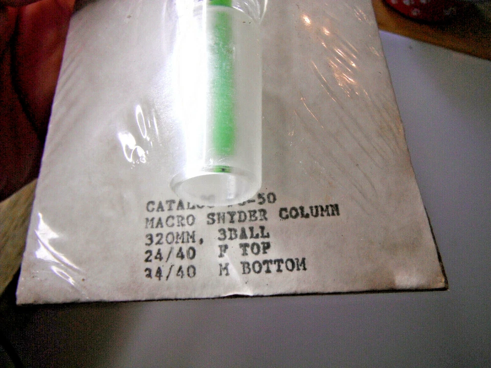 NEW shamrock glass 320mm 3 ball macro snyder column 24/40  FREE  SHIPPING - Image 4 of 4