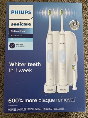 Philips Sonicare Rechargable Power Toothbrush 2 Pack 