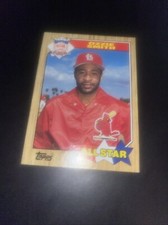 Ozzie Smith #598 - 1987 Topps All Star St Louis Cardinals Baseball Card