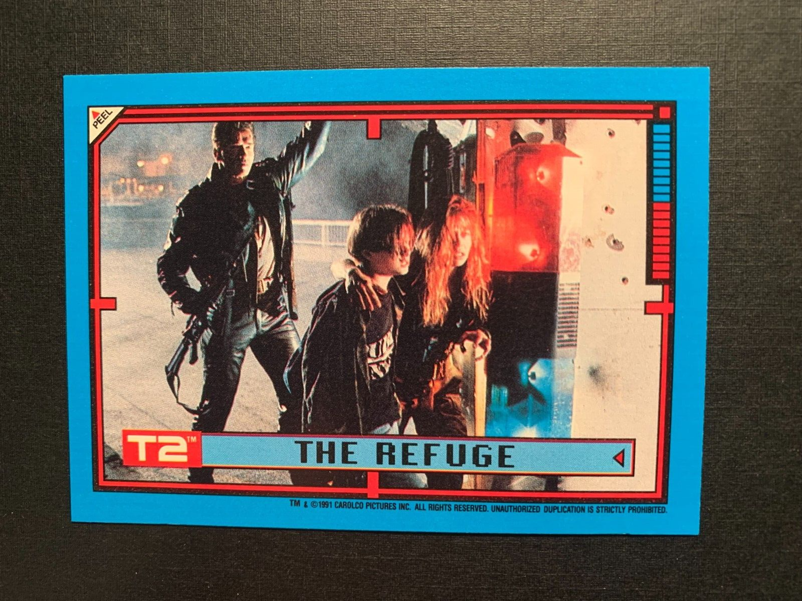 Terminator 2 Sticker Cards Terminator 2 (T2) Trading Card / Sticker #17 ( 1991 ) THE REFUGE | eBay