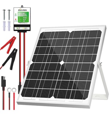 SOLPERK Solar Panel Kit 20W 18V, Solar Battery