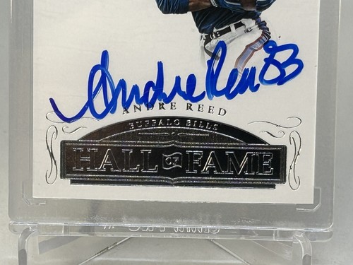 Panini Flawless Blue On Card Autograph AUTO Bills Andre Reed 2/2!!! 2015 SP - Picture 3 of 12