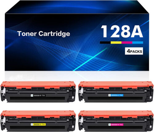 4x Toner für HP 128A CE320A-13A LaserJet Pro CP1525nw CP1525n CM1415fn CM1415fnw - Bild 1 von 6