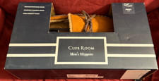 Men NIB "Clyb Room " caramel, fuzzy slippers. Indoor/Outdoor. Size Small 6-7
