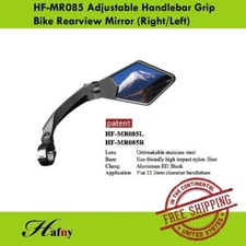 Hafny HF-MR085 360º Adjustable Handlebar Grip Bike Rearview Mirror (Right/Left)