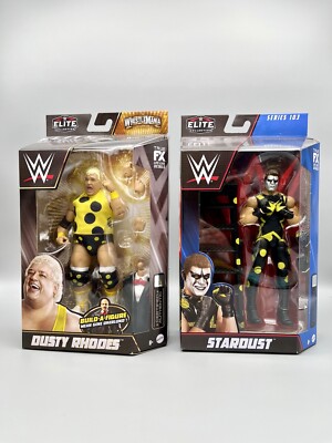 WWE ELITE STARDUST CODY & DUSTY RHODES WRESTLEMANIA ACTION