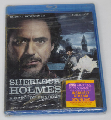 Sherlock Holmes: A Game of Shadows (Blu-ray Disc, 2012) NEW SEALED