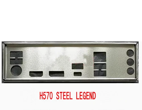 Shield I/O IO Backplate For ASRock H570 STEEL LEGEND Motherboard