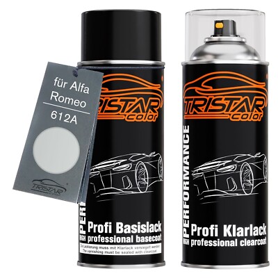 Autolack Spraydosen Set für Alfa Romeo 612A Grigio Chiaro Metallic