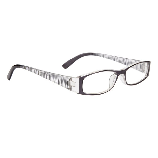 Reading Glasses +1.50 New Fashion Designer Readers Women Black Clear