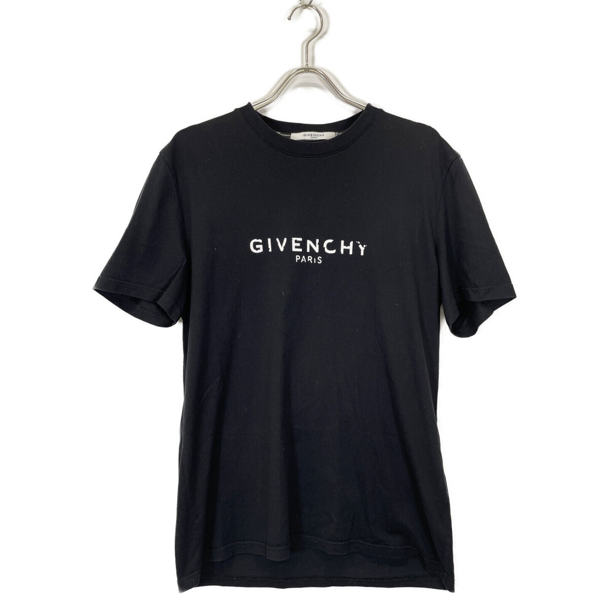 GIVENCHY BM70K93002 Black Logo Print Crew Neck T-Shirt tops GIVENCHY BM70K93002 Black Logo Print Crew Neck T-Shirt tops