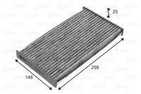 Valeo Innenraumfilter Aktivkohlefilter FüR Nissan Leaf ZE0 Juke F15 715840