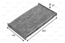 VALEO Innenraumfilter Aktivkohlefilter für Nissan Leaf ZE0 Juke F15 715840