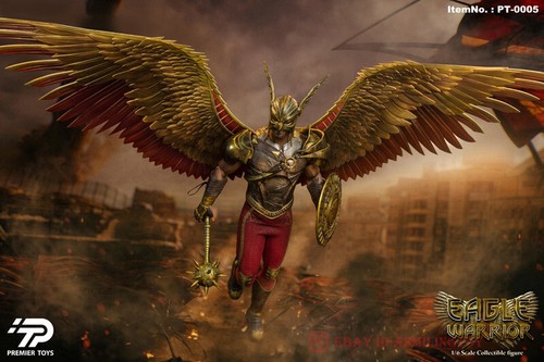 Premier Toys PT0005 Black Adam Hawkman Eagle Warrior 1/6 Action Figure - Picture 3 of 14