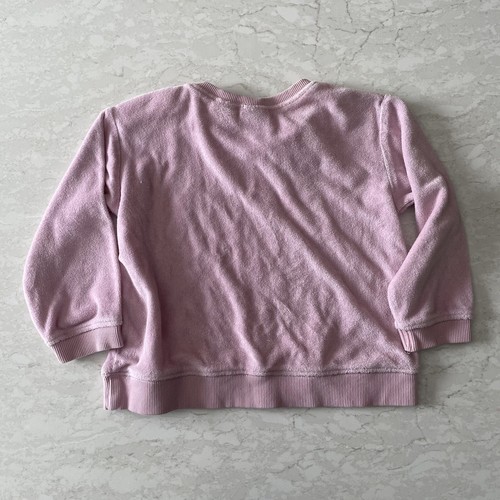 Zara Baby Mädchen rosa Frottee Sweatshirt Größe 18-24 Monate - Bild 2 von 4