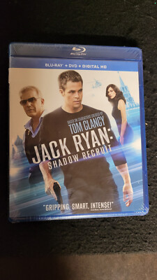 Jack Ryan: Shadow Recruit Blu-ray + DVD + Digitital HD (2014) BRAND NEW SEALED