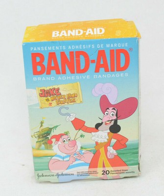 Band-Aid Brand Adhesive Bandages, Jake And The Never Land Pirates, 20 Count (Pack Of 6) (381371155989)