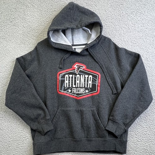 New Era NFL Atlanta Falcons Herren Hoodie Gr. Large grau Sherpa gefüttert Kangaroo Poc - Bild 1 von 8