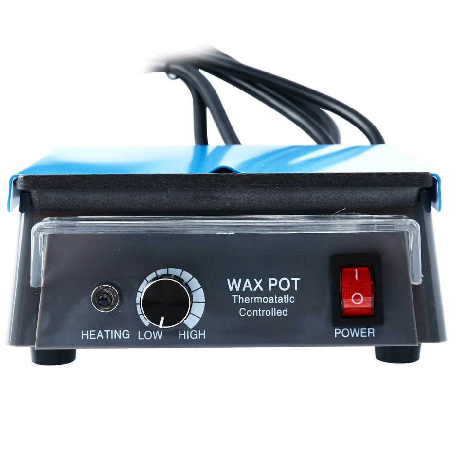 Calentador de cera de laboratorio dental olla 3 pozos analógico fundidor inmersión cera olla calentador fusión EE. UU. Foto 4 de 4