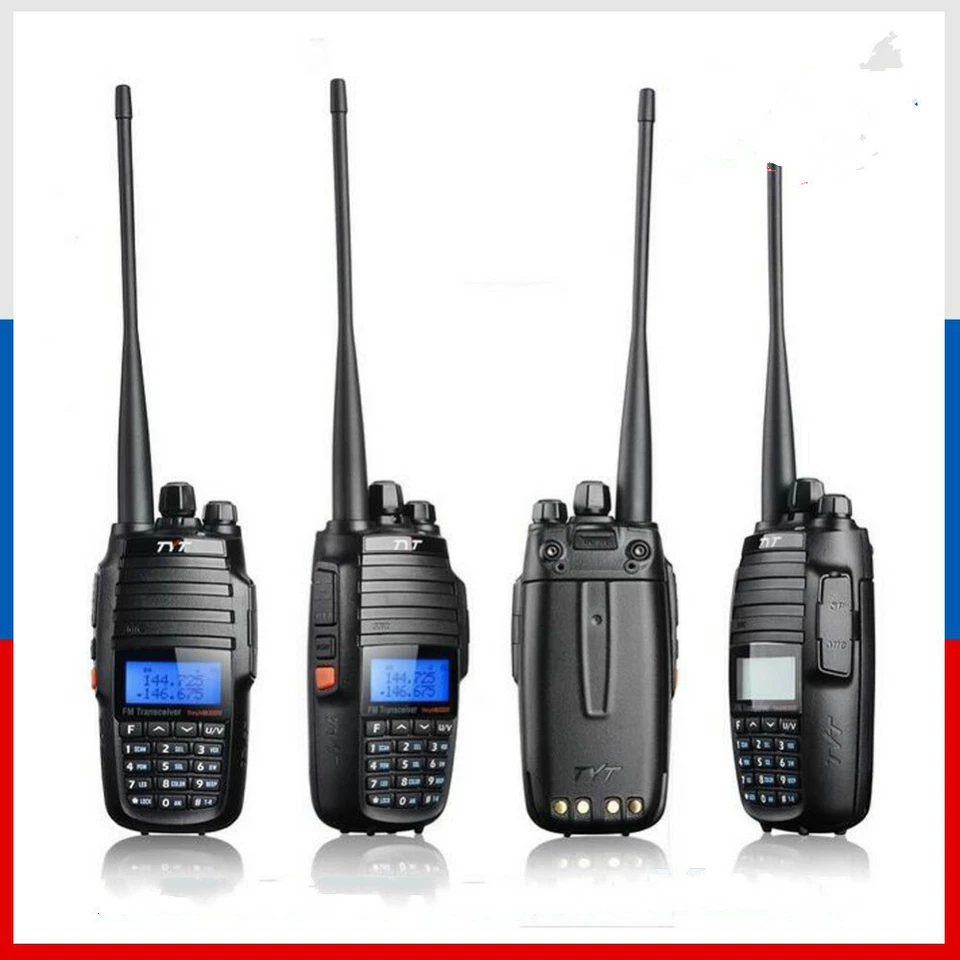 TYT TH-UV8000D Walkie talkie 10 Watt 3600mAh 136-174MHz/400-520MHz Ham Radio - Image 2 of 4