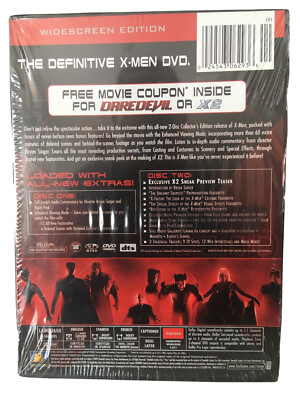 X-Men 1.5 (DVD 2003, 2-Disc Set) DTS, THX, 5 Hours Of Extras! New