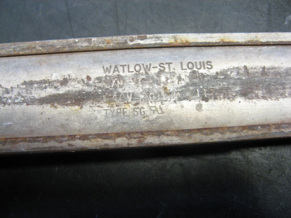 两个 32 英寸 WATLOW 375 SG 条纹加热器 2000W 240V 高温 SGA1J-32AP1 — 第 2/4 张图片