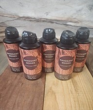 5PK Bath  Body Works Men's Mahogany Woods Body Spray 3.7 oz NEW