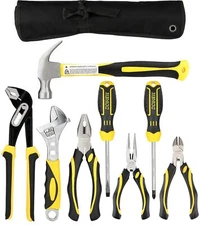 Pliers Set 8pieces 10inch Groove Joint Pliers 8inch Adjustable Wrench Combinatio