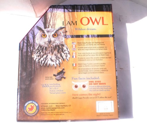 i,am owl 550 piece puzzle - Picture 2 of 5