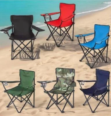 FABOER Folding Camping Chairs Lightweight Outdoor Patio Garden Beach Chair Fishing Seat